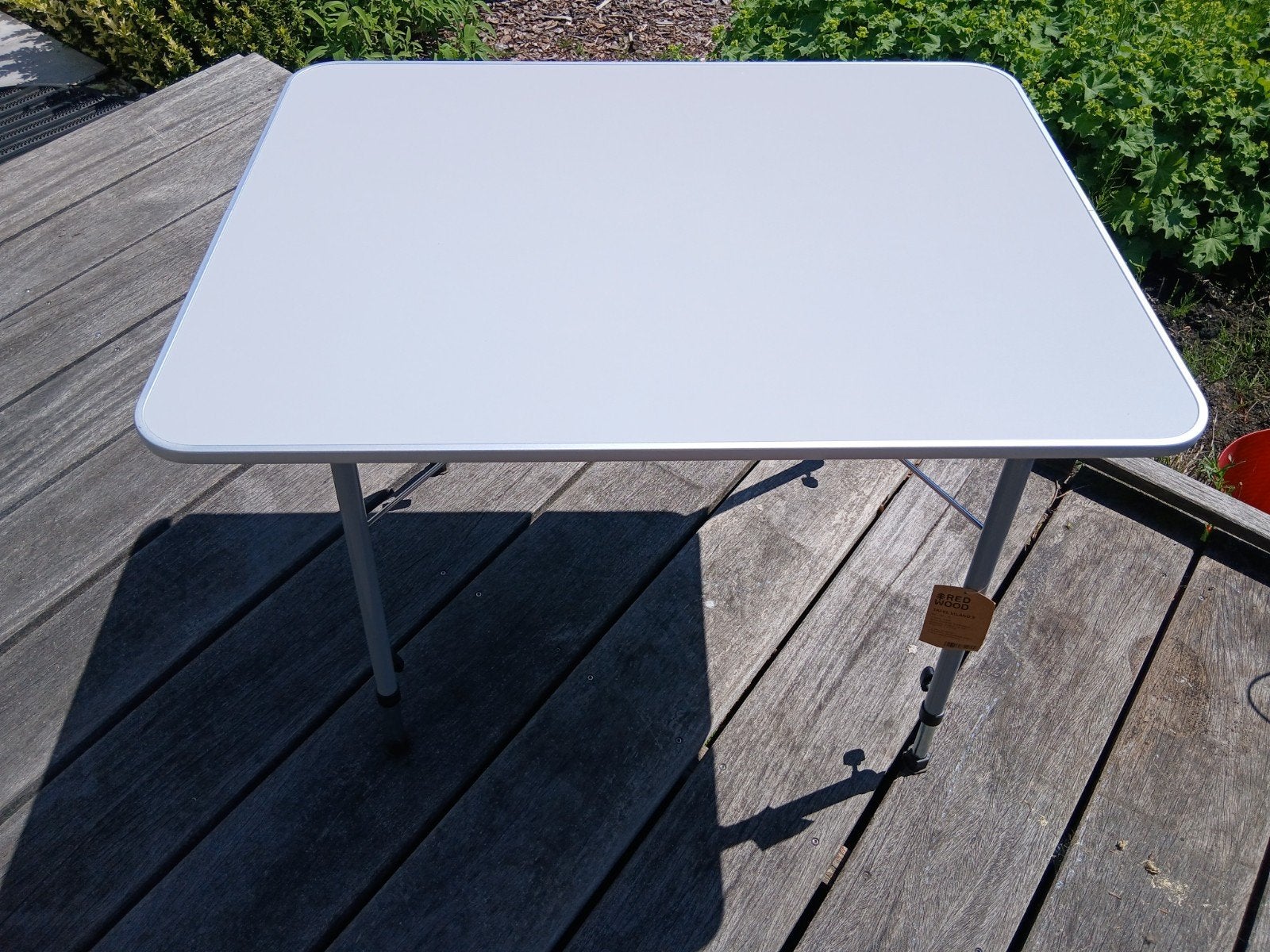 Campingtafel Redwood, Caravans en Kamperen, Kampeermeubelen, Ophalen, Zo goed als nieuw, Campingtafel