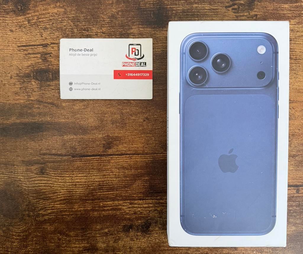 iPhone 17 pro max 256 gb factuur + Garantie, 256 GB, Apple, Apple, Zwart