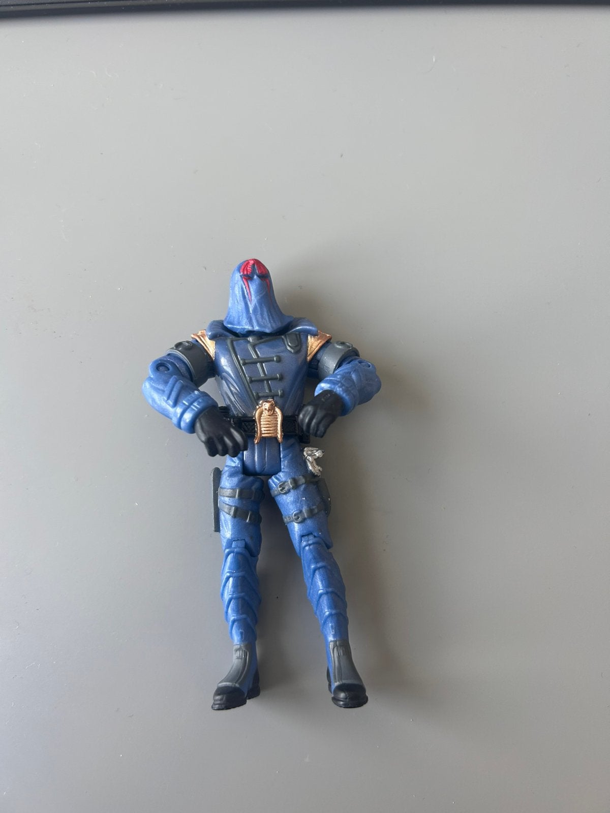 Vintage Hasbro G.I Joe Cobra Commander Actiefiguur 2001, Ophalen of Verzenden, Gebruikt