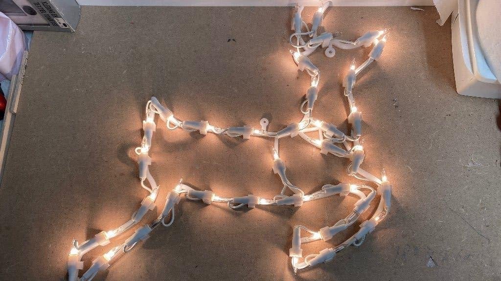 Kerstverlichting Rendier - Sfeervolle Decoratie, Diversen, Kerst, Ophalen of Verzenden, Gebruikt