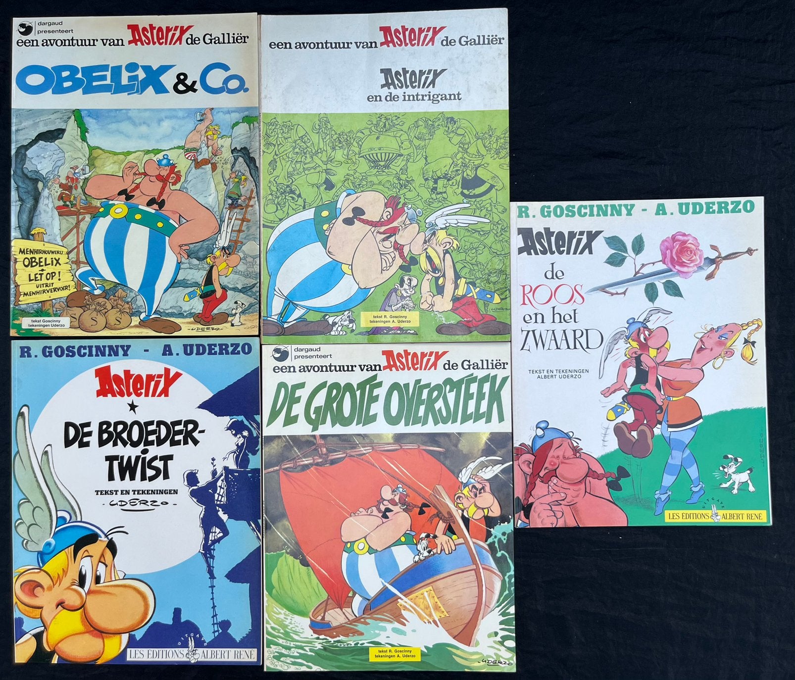 Asterix en Obelix, Meerdere stripboeken, Ophalen of Verzenden, Gelezen