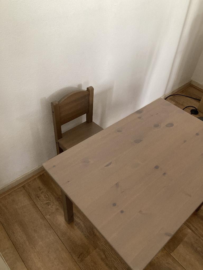 IKEA SUNDVIK Kindertafel en -stoel, Ophalen, Scandinavisch, Hout, Kinderbureau