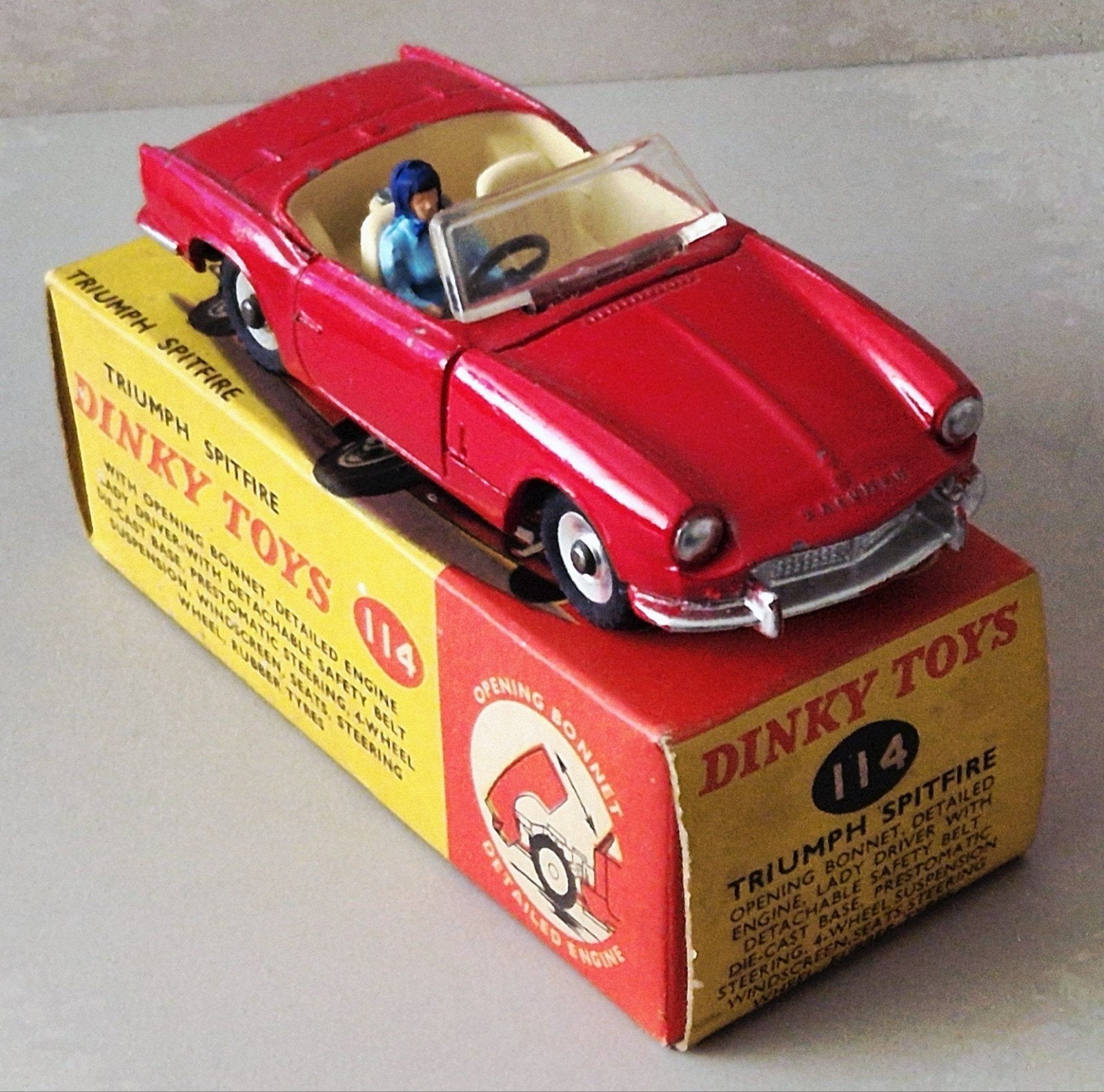Dinky Toys ENGLAND 114 Triumph Spitfire, Verzenden, Gebruikt, Auto, Dinky Toys