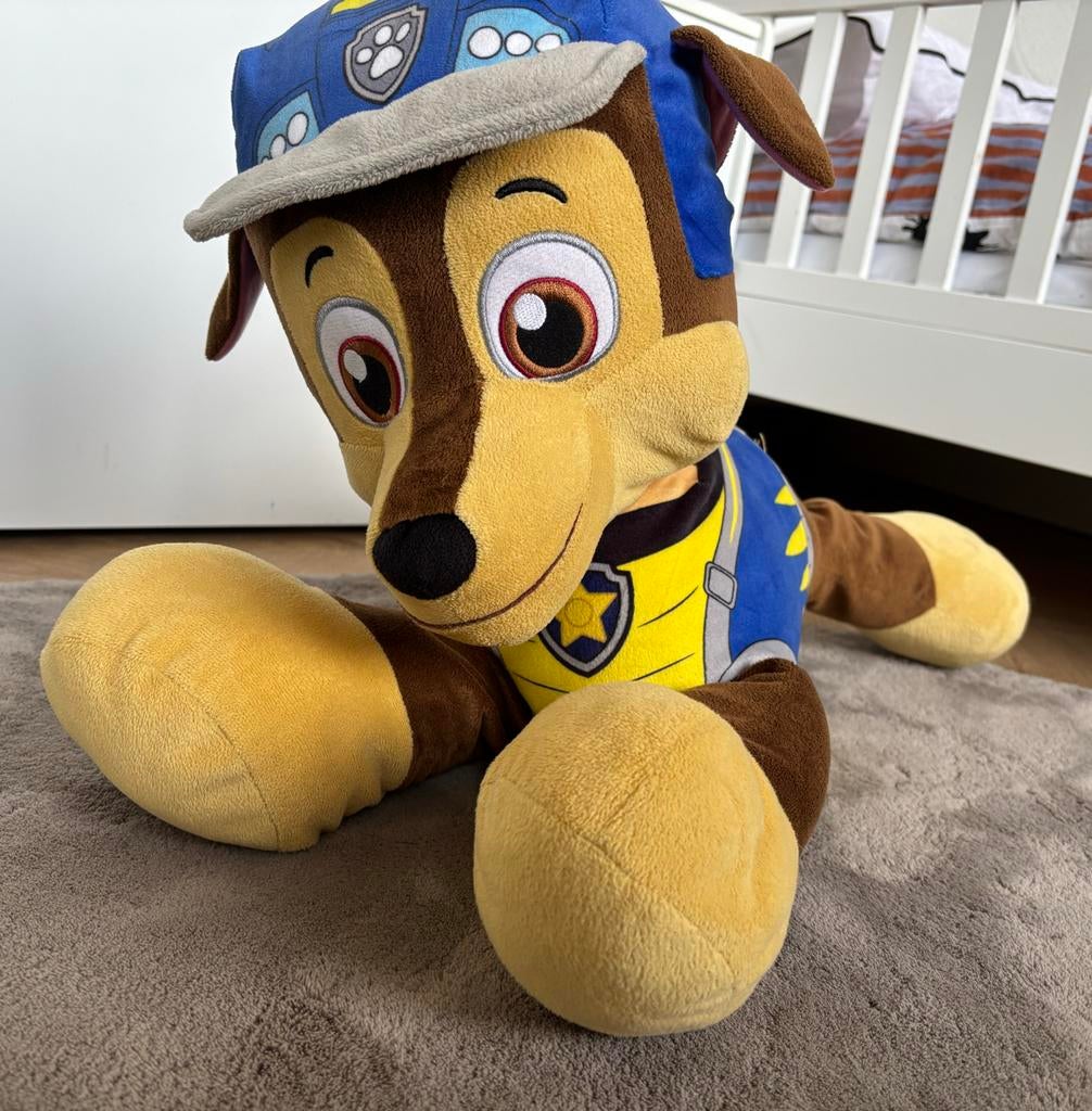 Grote Paw Patrol Chase Knuffel - Zo goed als nieuw, Verzamelen, Beren en Cherished Teddies, Ophalen of Verzenden, Zo goed als nieuw