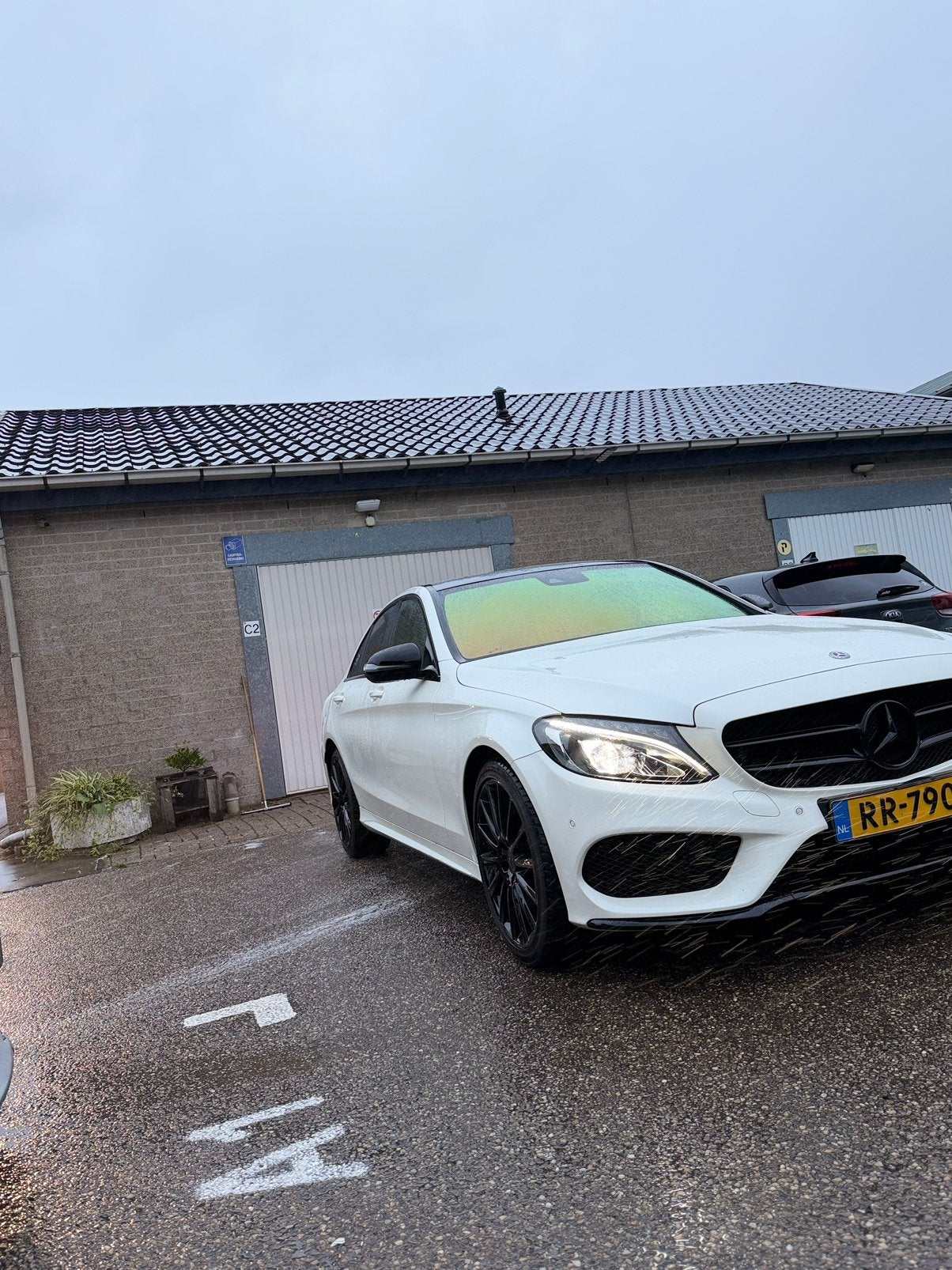 Mercedes-Benz C-Klasse C180 1.6 115KW Aut7 2018 Wit, Auto's, Automaat, 1800 kg, Wit, Bedrijf