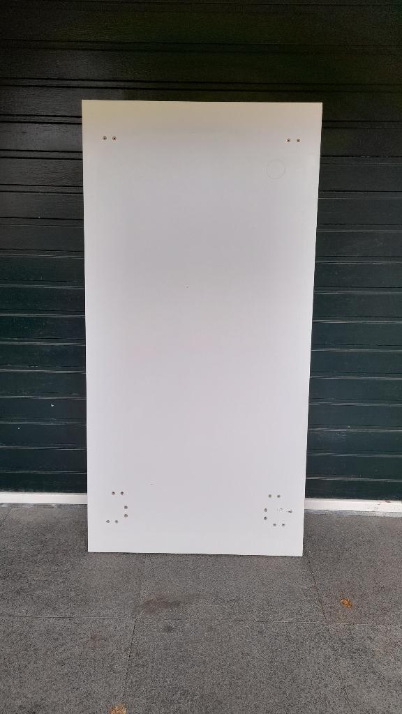 Los Bureaublad Wit IKEA SKARSTA – 160x80 cm, Huis en Inrichting, Bureaus, Ophalen, Overige typen, 160 cm, Gebruikt