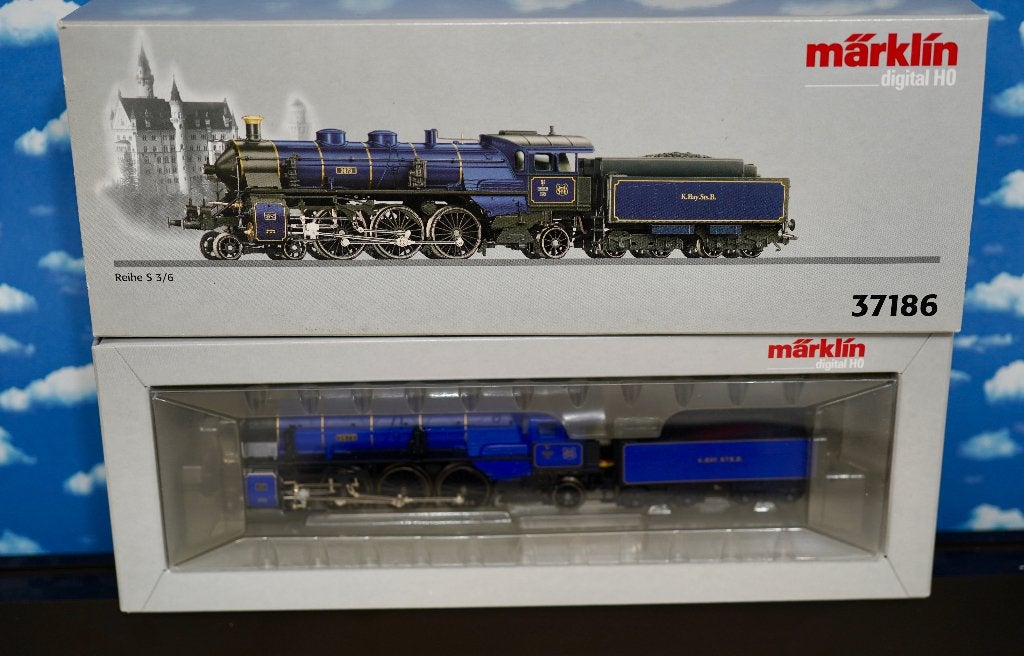 Märklin 37186 Stoomlocomotief S 3/6 Digitaal HO, Wisselstroom, Locomotief, Nieuw, Ophalen of Verzenden