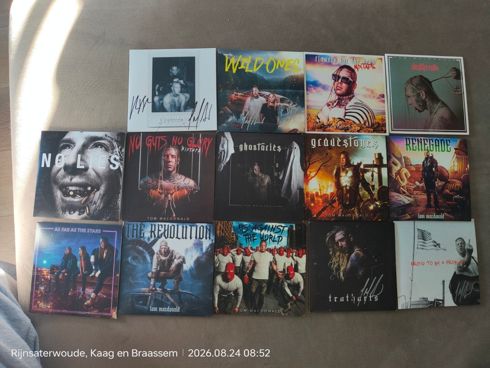 Tom MacDonald CD collectie - 14 albums, Cd's en Dvd's, Ophalen of Verzenden, Nieuw in verpakking, Album, Gesigneerd