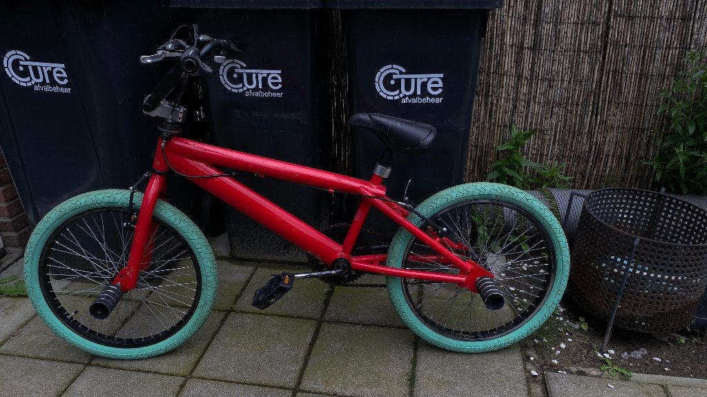 jongens fiets, Ophalen, Gebruikt, Velgrem, Handrem