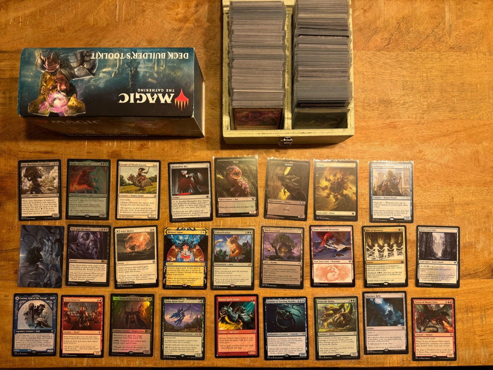 Magic the Gathering Deck met zeldzame kaarten, Hobby en Vrije tijd, Ophalen of Verzenden, Zo goed als nieuw, Speeldeck