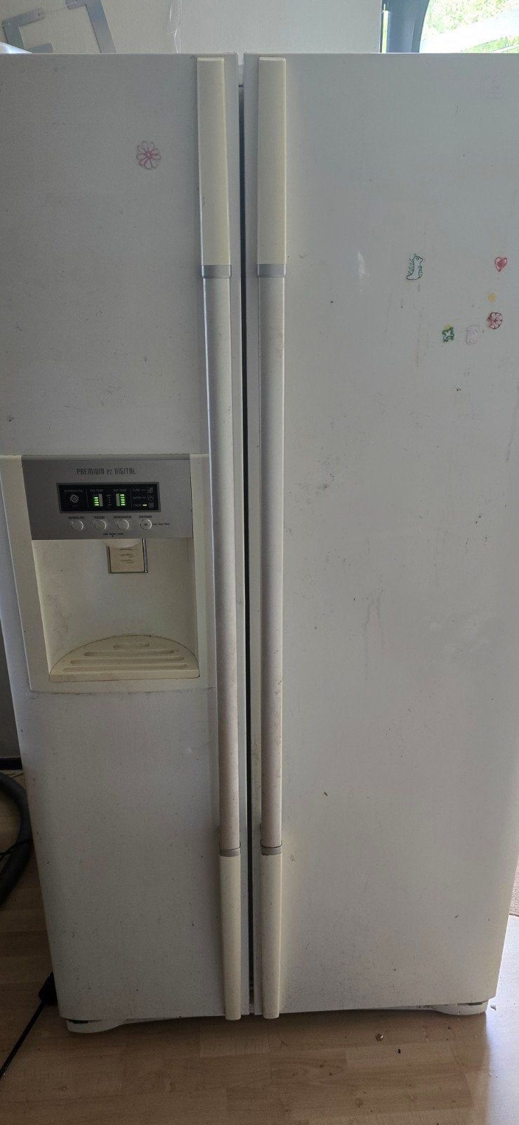 Amerikaanse koelkast met water- en ijsdispenser, Ophalen, Gebruikt, 200 liter of meer, 60 cm of meer