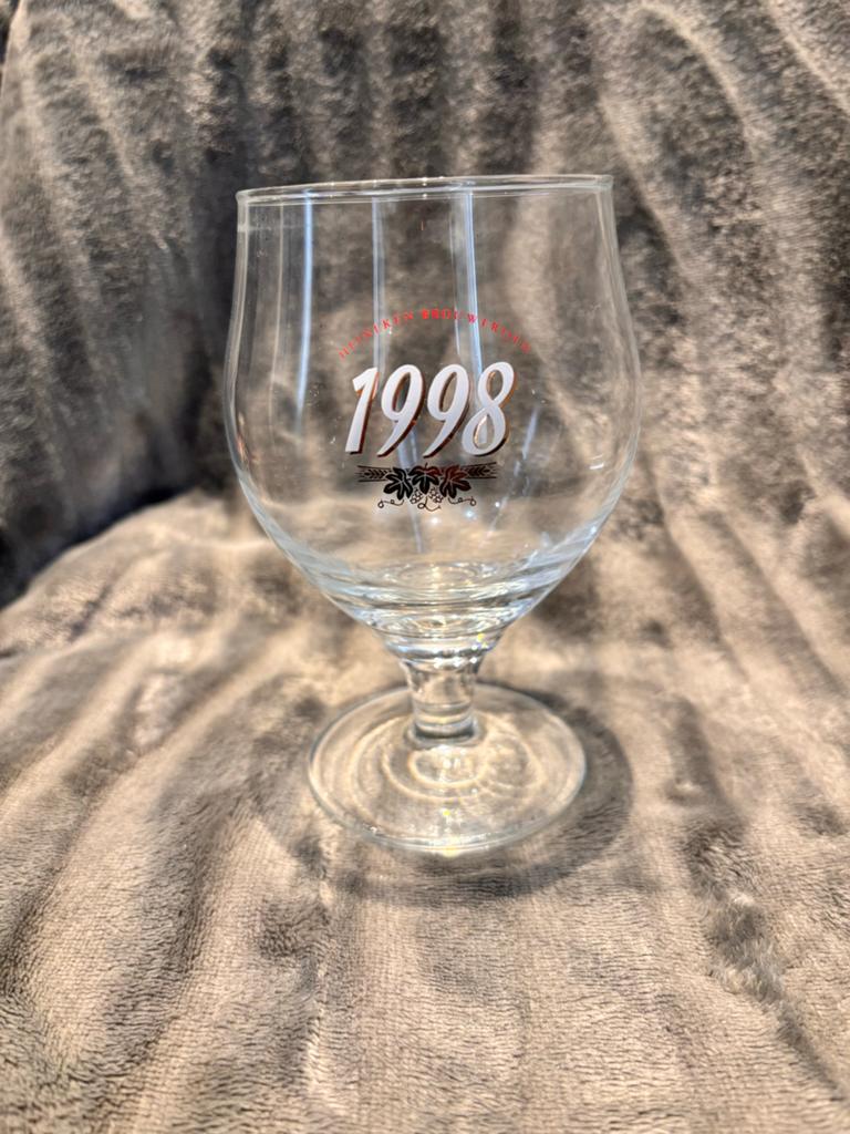 Heineken Brouwerij 1998 Bierglas, Verzamelen, Glas en Borrelglaasjes, Zo goed als nieuw, Bierglas, Ophalen of Verzenden