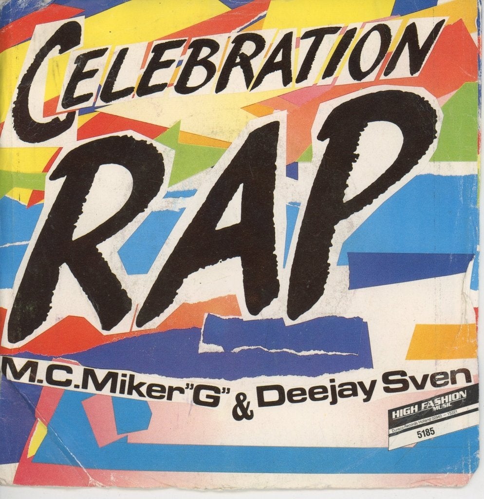S M.C. Miker G & DJ Sven - Celebration Rap, Gebruikt, Verzenden, 7 inch, Beschermende buitenhoes