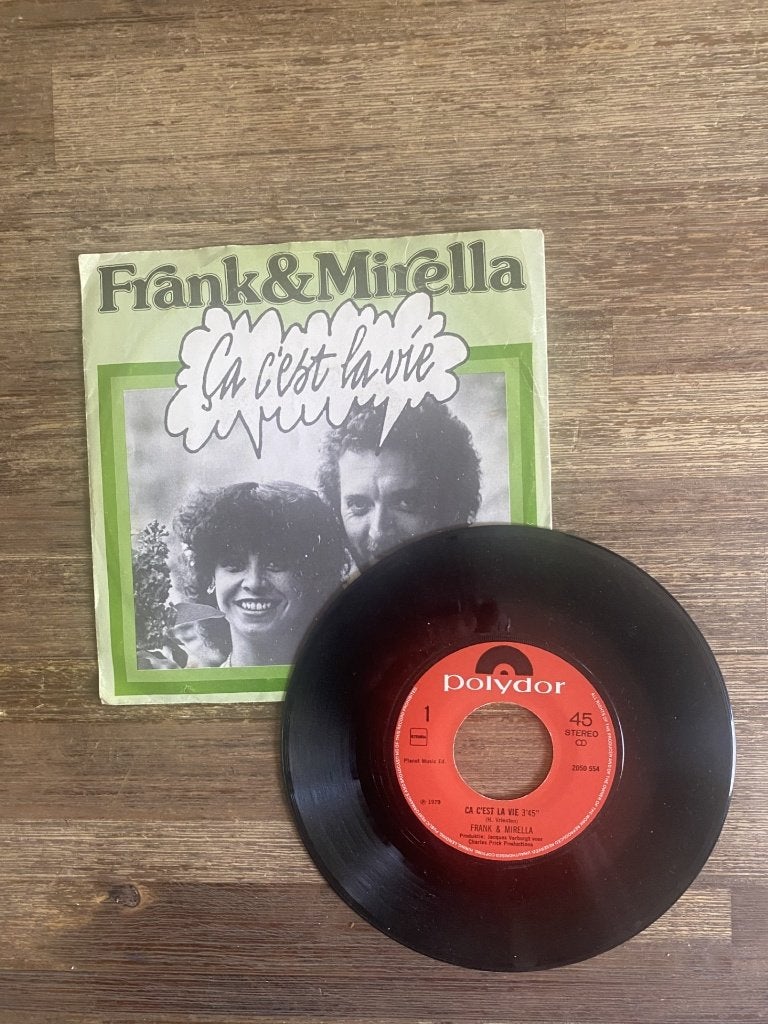 Frank & Mirella – Ça C'est La Vie, 7 inch, Ophalen of Verzenden, Zo goed als nieuw, Overige typen