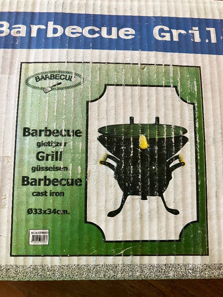 BBQ - Barbecue 33 x 34cm, Tuin en Terras, Houtskoolbarbecues, Ophalen of Verzenden, Nieuw