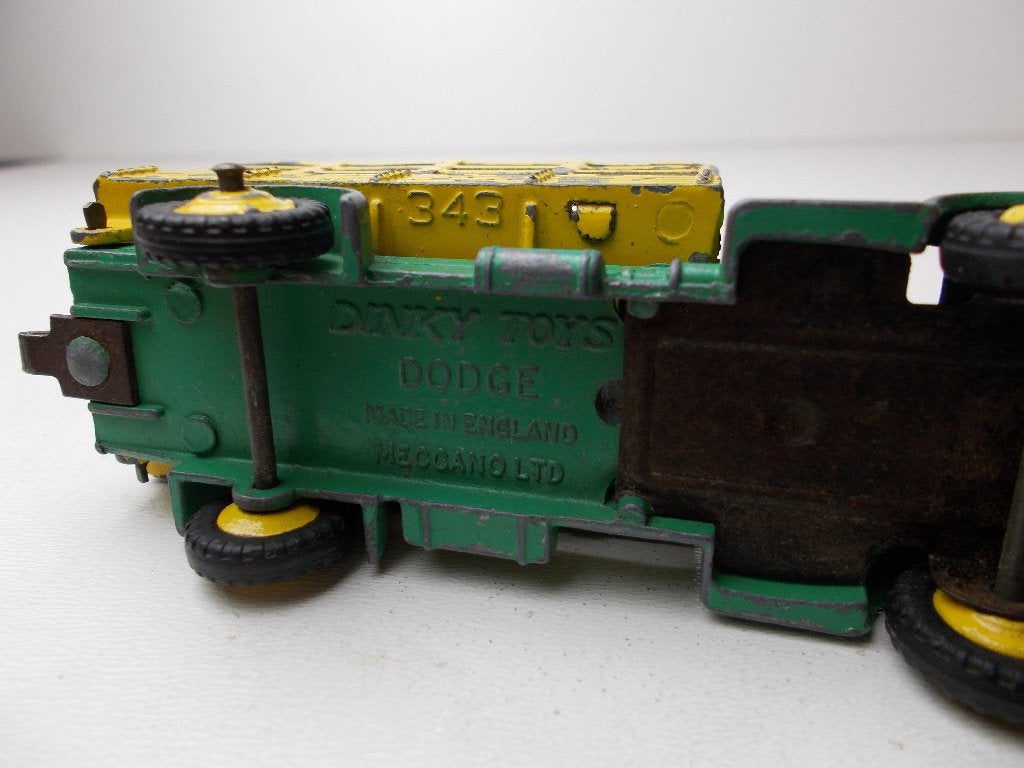 1954 Dinky Toys 343 FARM PRODUCE WAGON., Ophalen of Verzenden, Gebruikt, Bus of Vrachtwagen, Dinky Toys