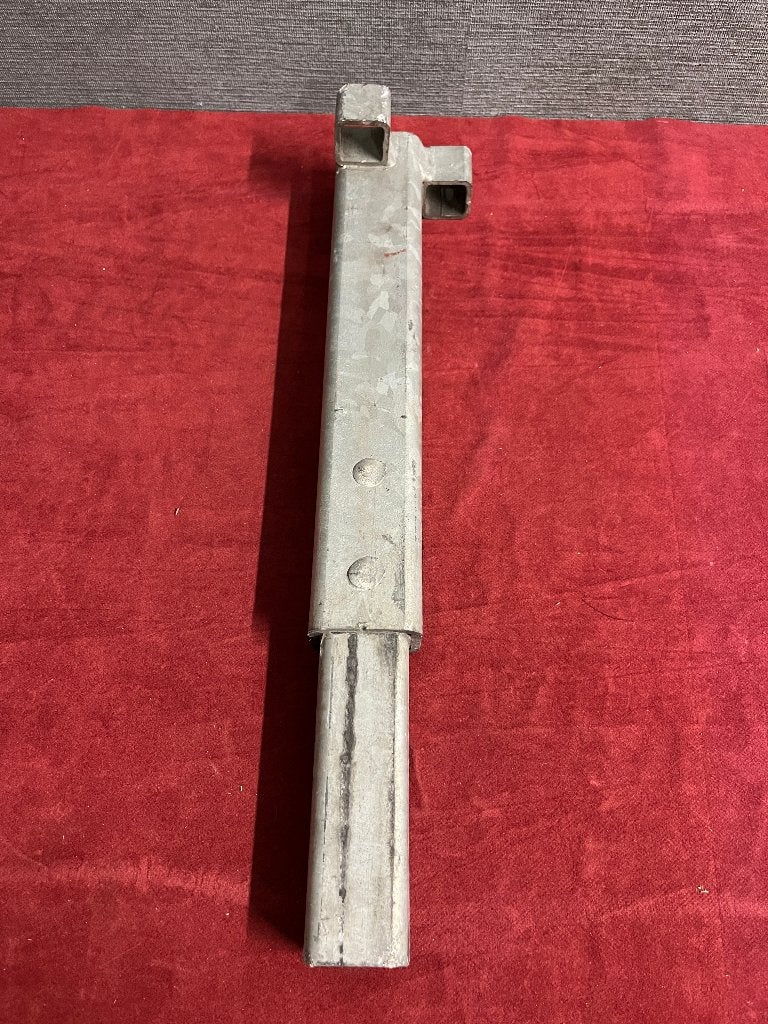 Hoekpaal , hoekrong , hoek paal rong aanhanger klep steun ., Ophalen of Verzenden, Gebruikt