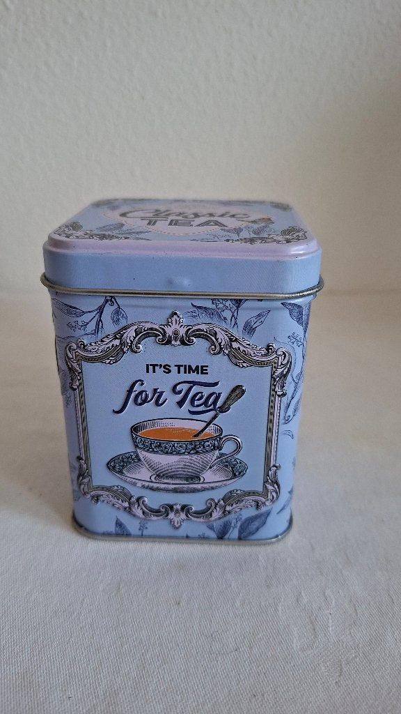 Nostalgic Art Theeblikje & reclamebord "It's Time for Tea", Ophalen of Verzenden, Nieuw, Reclamebord