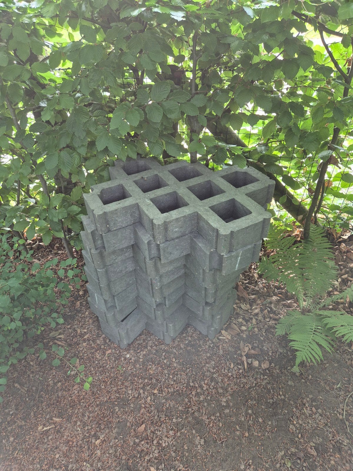 13 kunststof grastegels 60x40x8 cm voor parkeerstrook, Tuin en Terras, Ophalen, Kunststof, Gebruikt, Overige typen