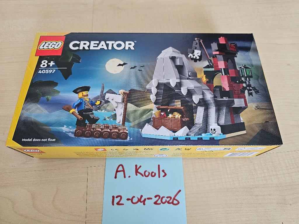 LEGO 40597 Griezelig Pirateneiland - nieuw en gesealed, Lego, Nieuw, Ophalen of Verzenden, Ongeopend/sealed