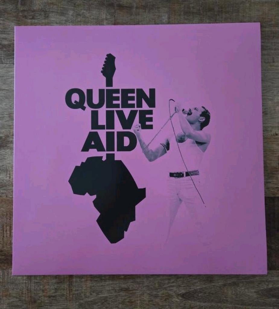 Lp Queen live aid album, Ophalen of Verzenden, Zo goed als nieuw, 12 inch