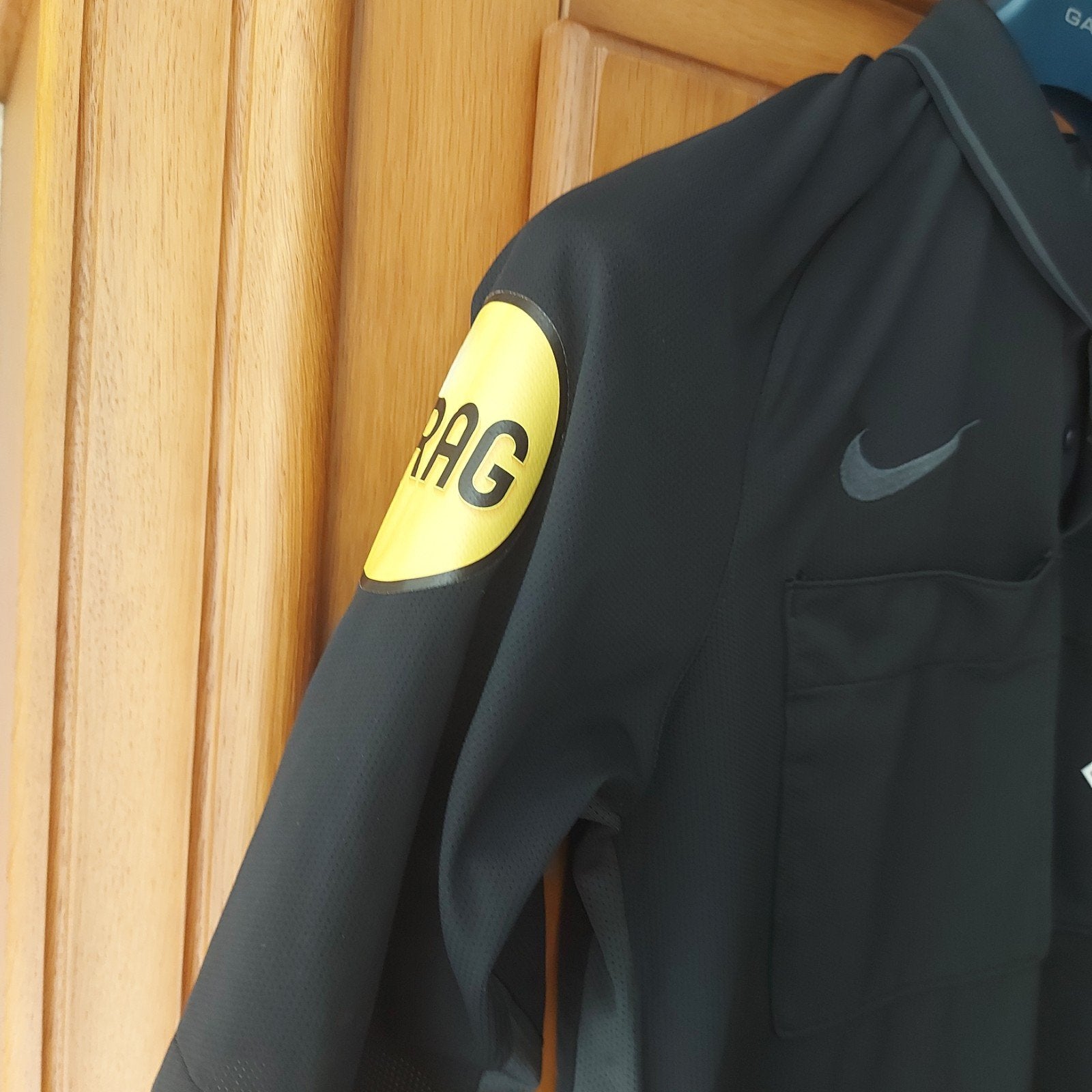 Zwart nike knvb scheidsrechters shirt, Kleding | Heren, Maat 48/50 (M), Zwart, Nike, Ophalen of Verzenden