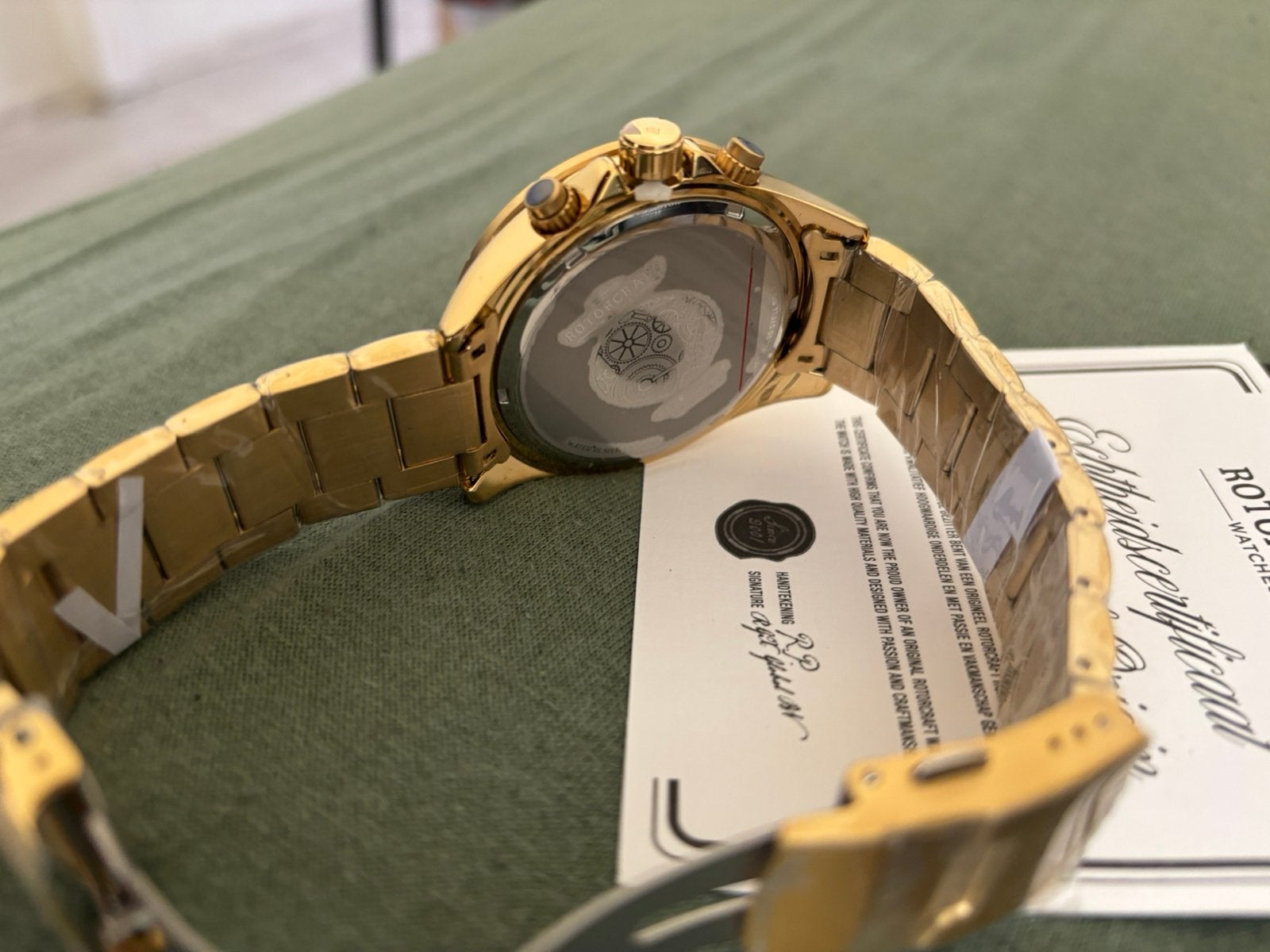 Nieuwe Rotorcraft Gear RC2904 horloge, Ophalen of Verzenden, Nieuw, Staal, Overige merken