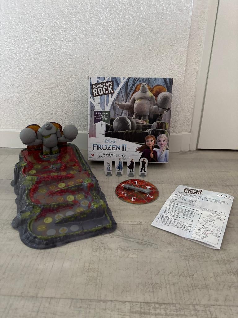 Compleet! Disney Frozen Rumbling Rock Spel (bordspel), Een of twee spelers, Ophalen of Verzenden, Zo goed als nieuw, Disney
