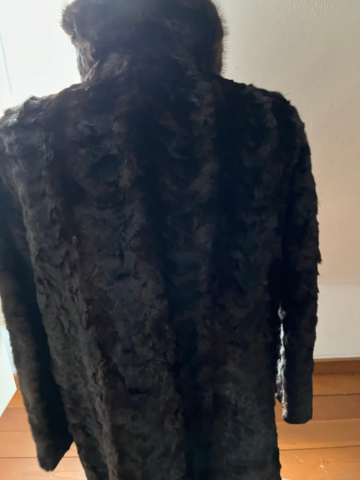 Elegante Echte Bontjas Maat 40/42, Kleding | Dames, Jassen | Winter, Ophalen of Verzenden, Zo goed als nieuw, Maat 38/40 (M), Bruin