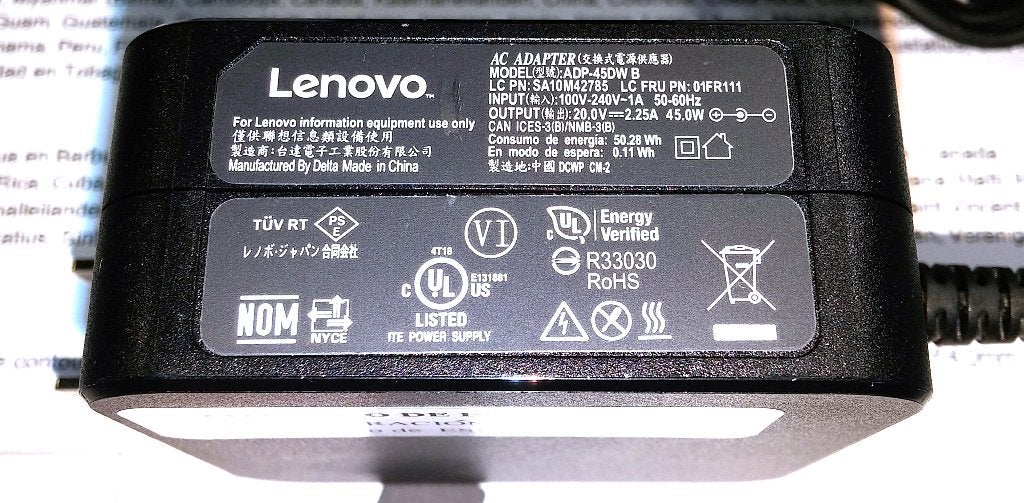 Lenovo 20V 2.25A 45W ADP-45DW B ADL45WCC Adapter 4.0x1.7mm, Ophalen of Verzenden, Nieuw, Lenovo origineel