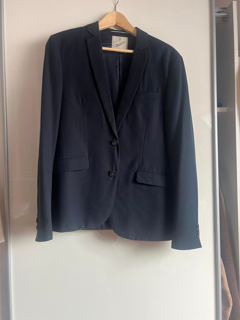 Stangata Heren Blazer - Donkerblauw, Maat S, Kleding | Heren, Ophalen of Verzenden, Zo goed als nieuw, Maat 46 (S) of kleiner