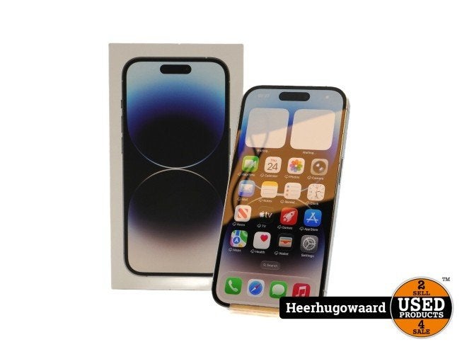 iPhone 14 Pro 128GB Silver in Nette Staat - Batterij 100%, Apple, Zo goed als nieuw, Support@apple.com, One Apple Park Way
Cupertino, CA 95014
United States