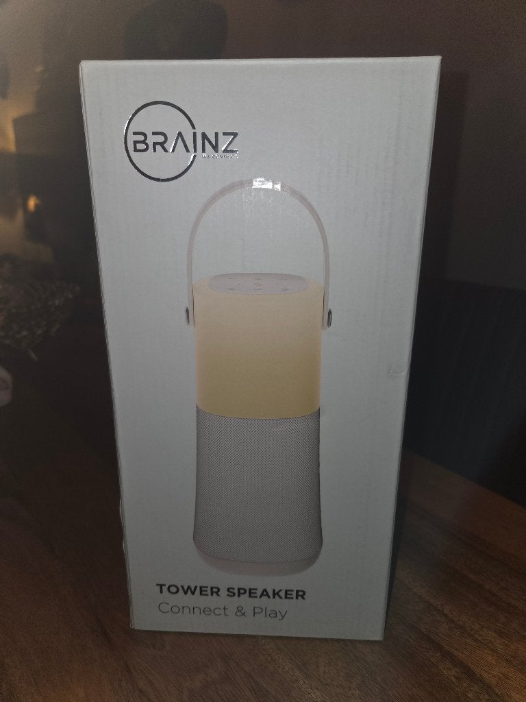BRAINZ Tower Speaker S180 met LED Party Lights, Overige merken, Bluetooth, Nieuw, Ophalen of Verzenden