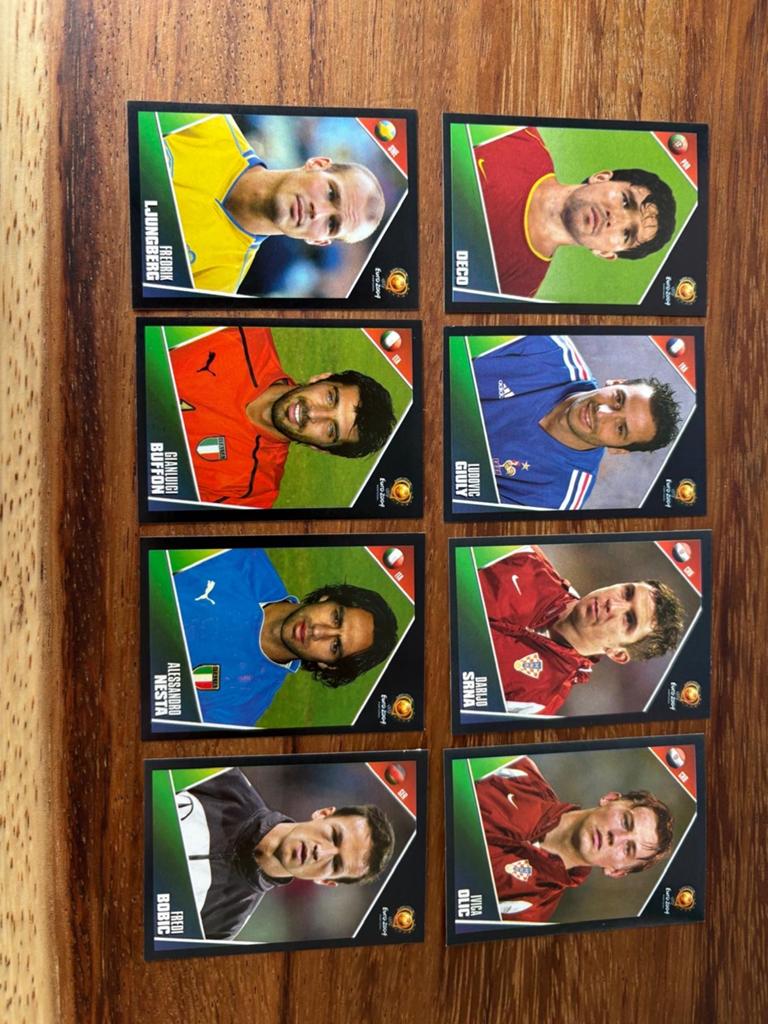 Panini Euro 2004 Voetbalplaatjes - Zeldzame Collectie, Ophalen of Verzenden, Zo goed als nieuw, Stickers en Plaatjes