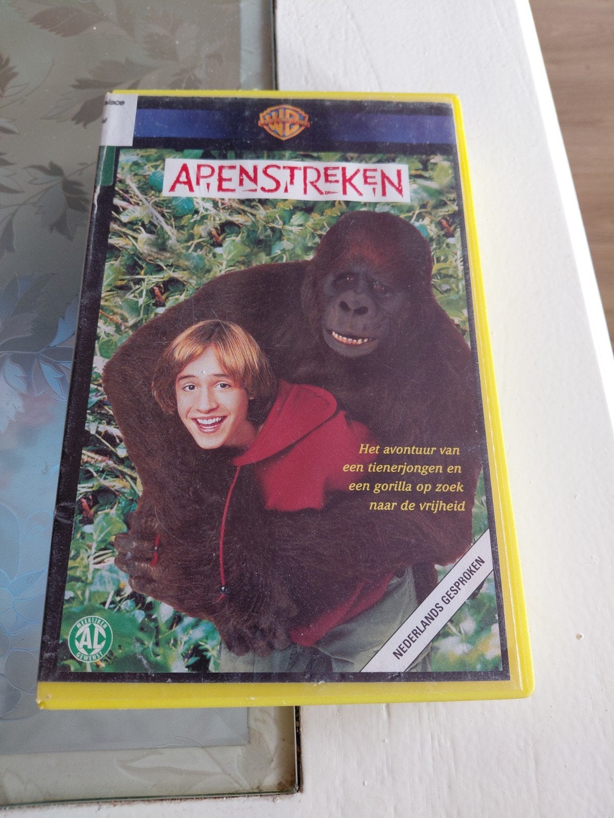 Apenstreken 1995 Warner Gele Big Box Videopalace Ex-Rental., Gebruikt, Alle leeftijden, Ex-rental, Komedie
