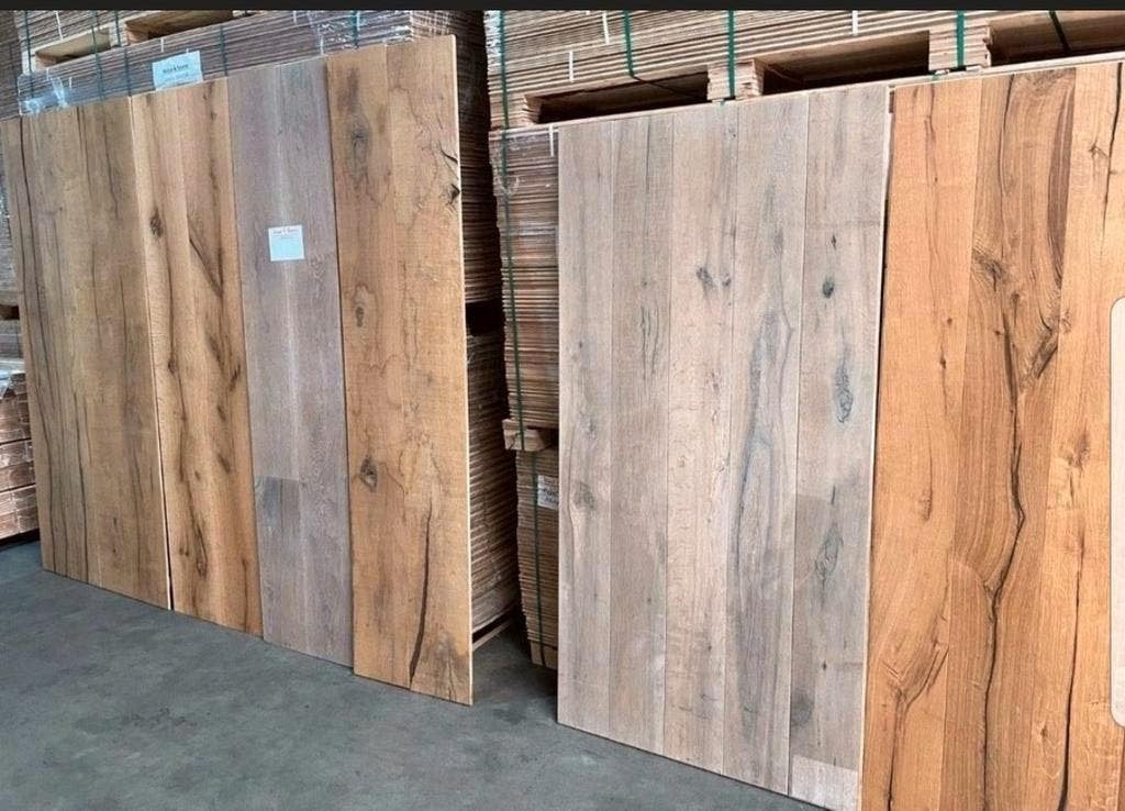 Eiken planken messing en groef voor tuinhuis overkapping etc, Ophalen of Verzenden, Nieuw