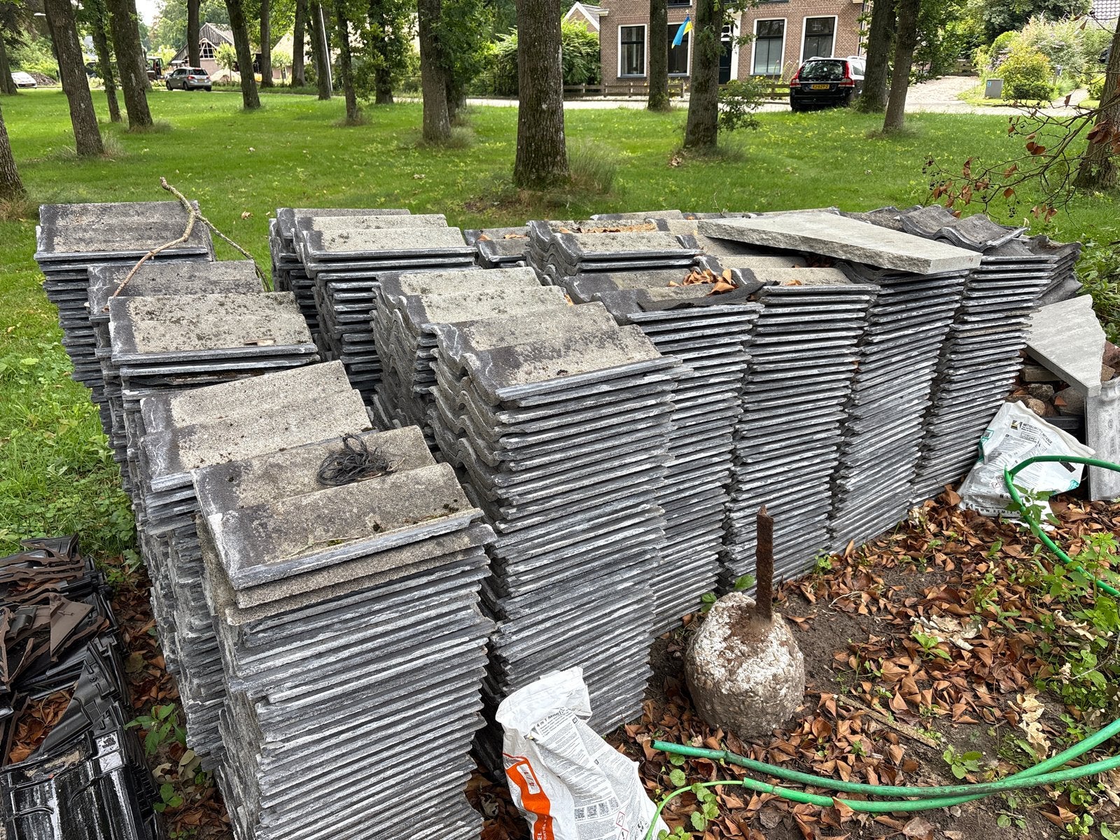 Betonnen Sneldekkers - Gebruikte Dakpannen, Ophalen, Gebruikt, Steen of Klei, 15 m² of meer