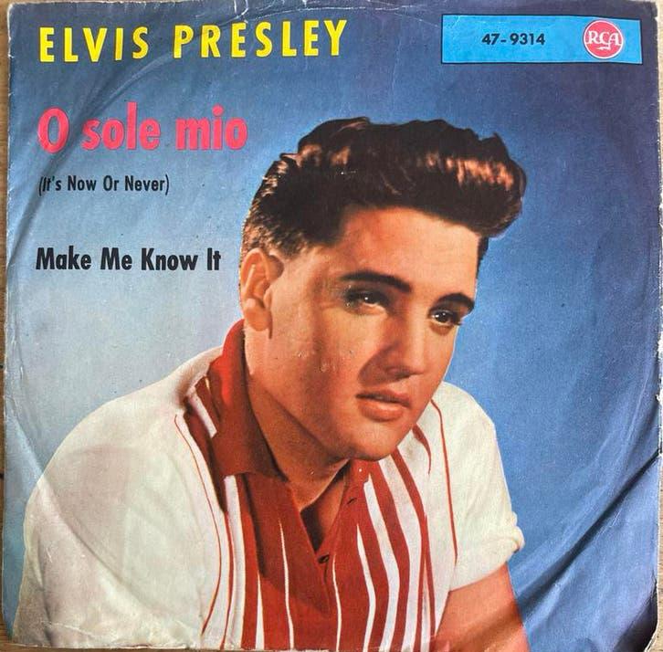 Elvis Presley - O Sole Mio / Make Me Know It (Single), Gebruikt, Originele persing, 7 inch, Single