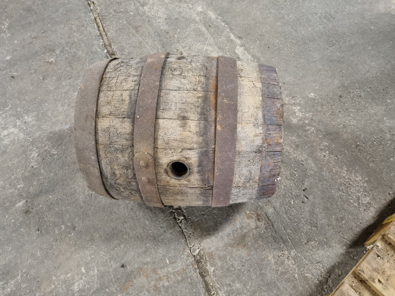 Oud whisky of wijn vat - Decoratief houten vat, Ophalen