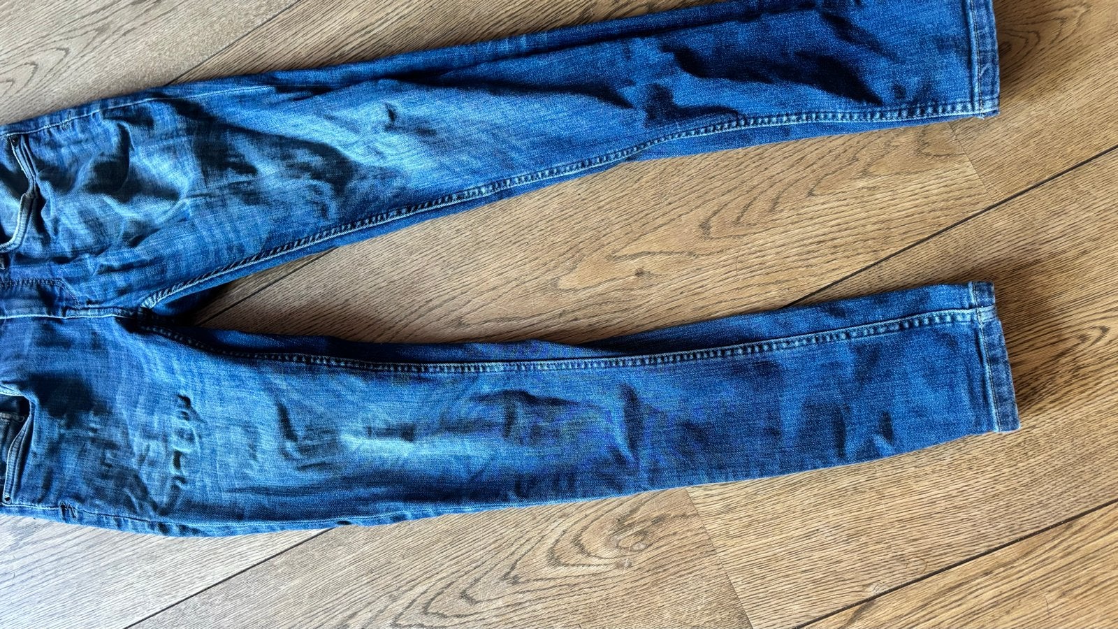 Blauwe jeans van Chief, maat W27/L32, Ophalen, Gedragen, Blauw, W32 (confectie 46) of kleiner