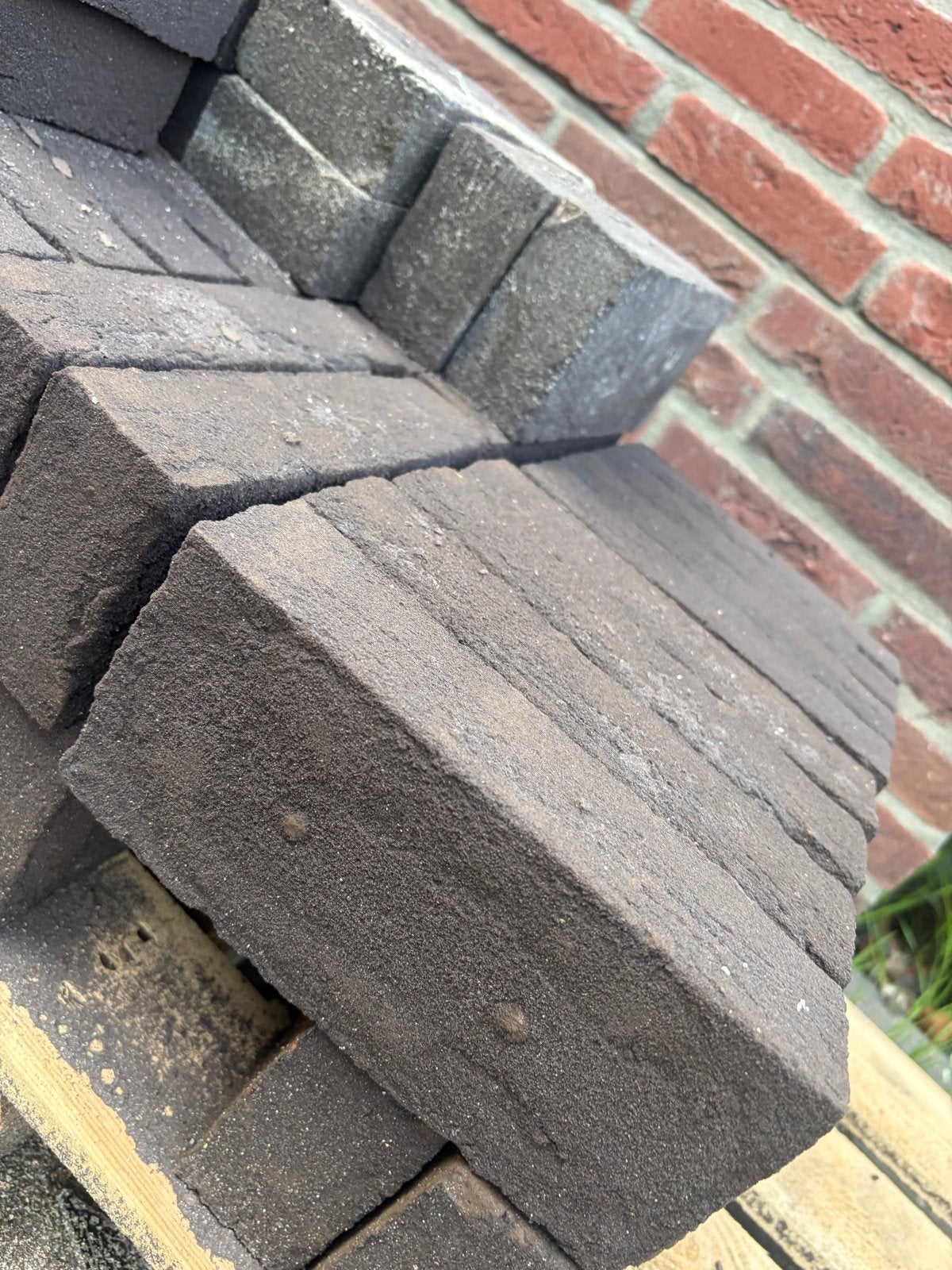 Waalformaat Metselsteen Antraciet - Nieuw, Doe-het-zelf en Verbouw, Ophalen of Verzenden, Nieuw, Bakstenen