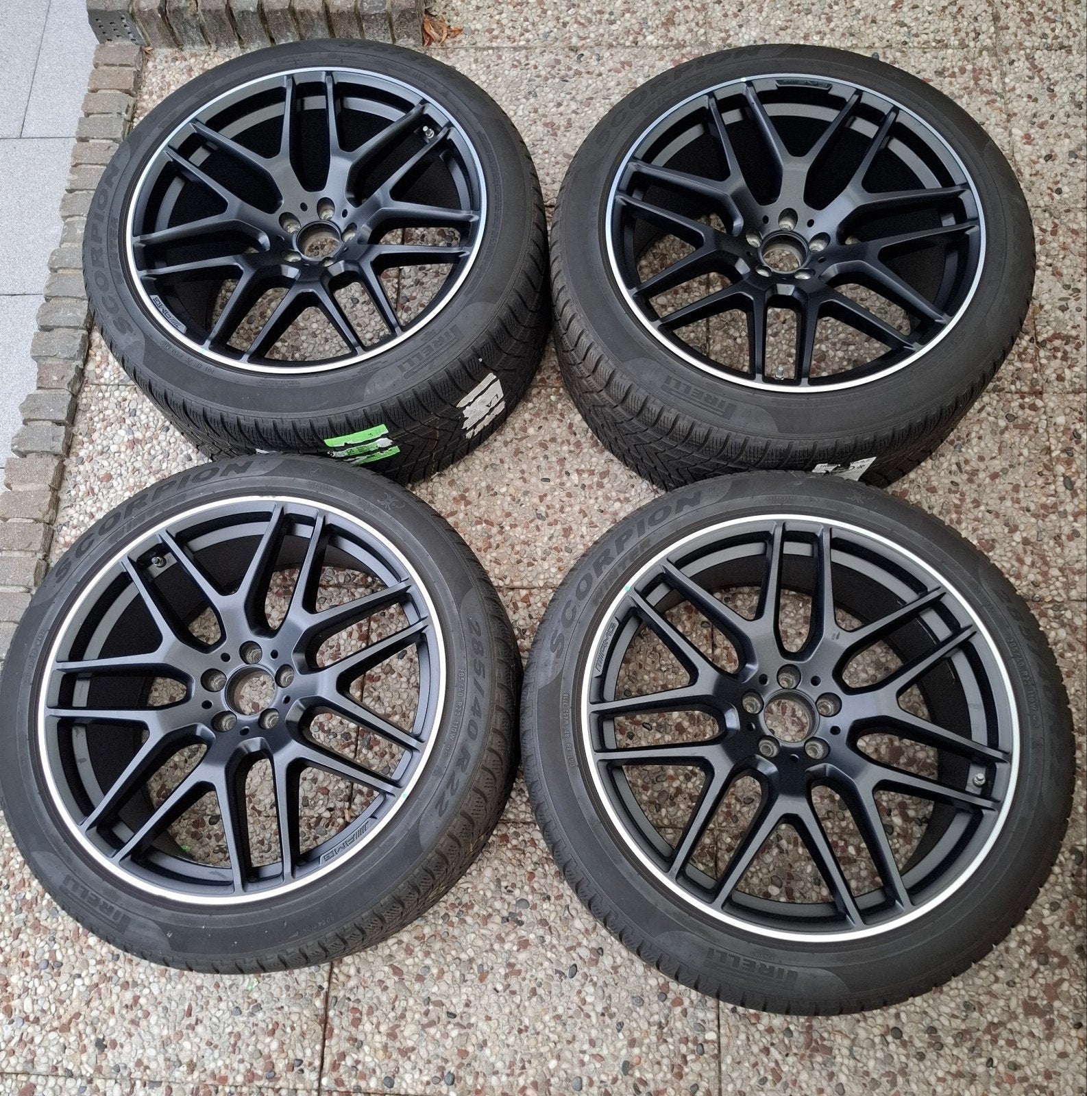 Mercedes-Benz GLE 63S AMG velgen 22 Inch, Auto-onderdelen, Ophalen, Gebruikt, Overige, Banden en Velgen