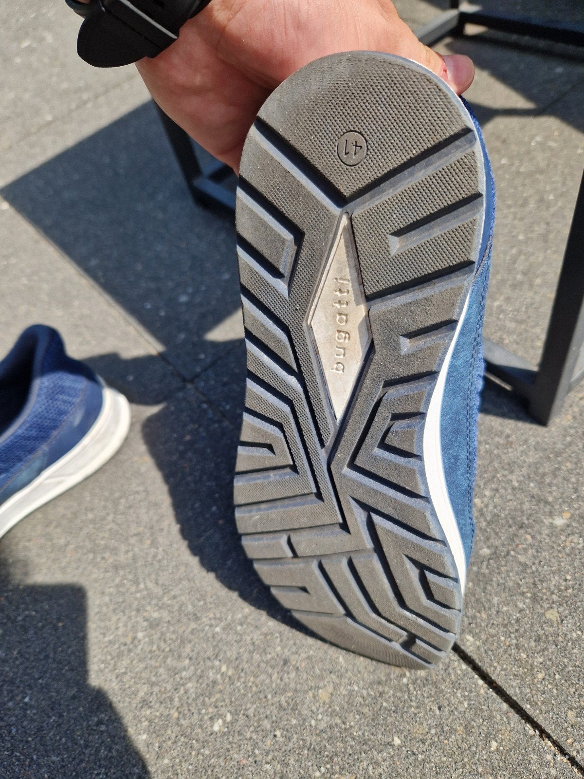 Bugatti heren sneakers maat 41 - Zo goed als nieuw, Bugatti, Blauw, Ophalen of Verzenden, Sneakers of Gympen