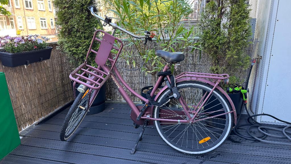 Popal Daily Dutch Basic+ Transportfiets - 57 cm - Oak Red, Terugtraprem, Gebruikt, Versnellingen, 56 cm of meer