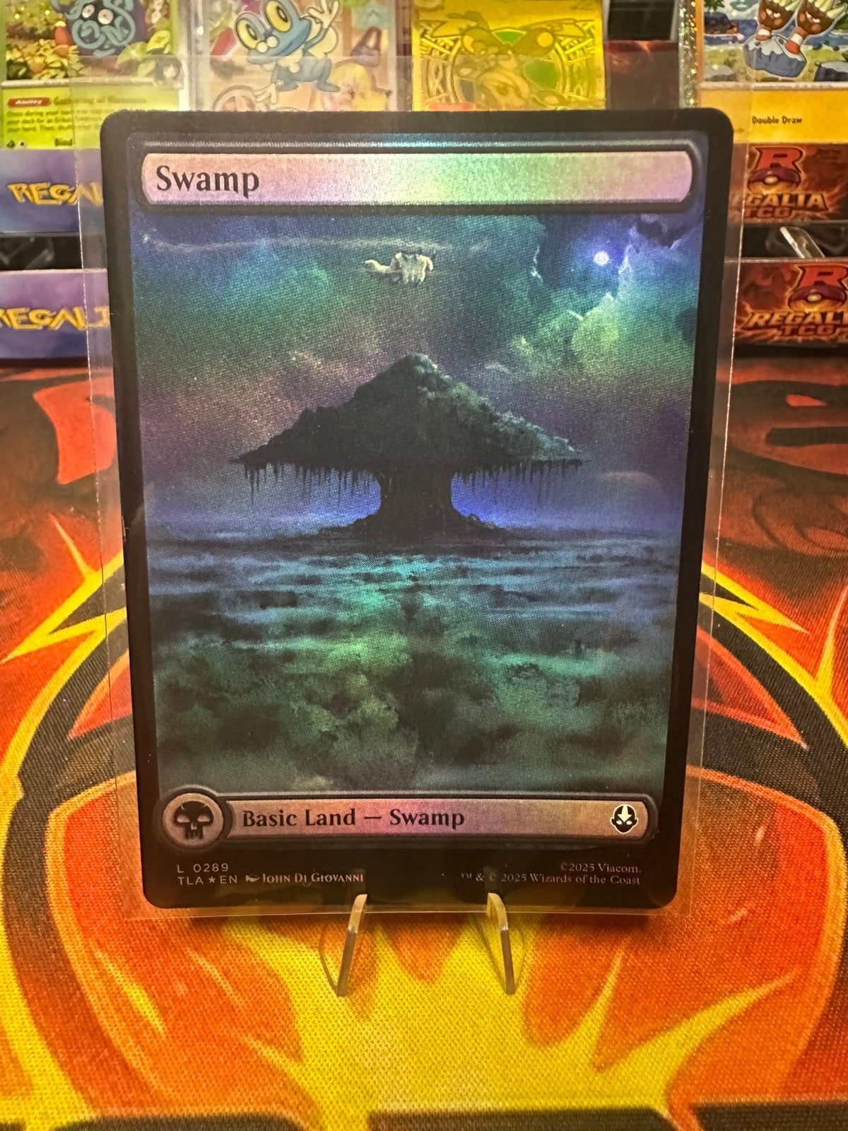 Swamp (V.2) Avatar: The Last Airbender, Ophalen of Verzenden, Zo goed als nieuw, Losse kaart, Foil