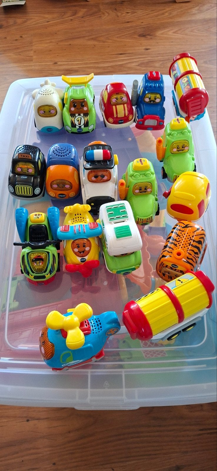 Grote VTech Toet Toet Auto's collectie met banen en garages, Ophalen of Verzenden, Gebruikt