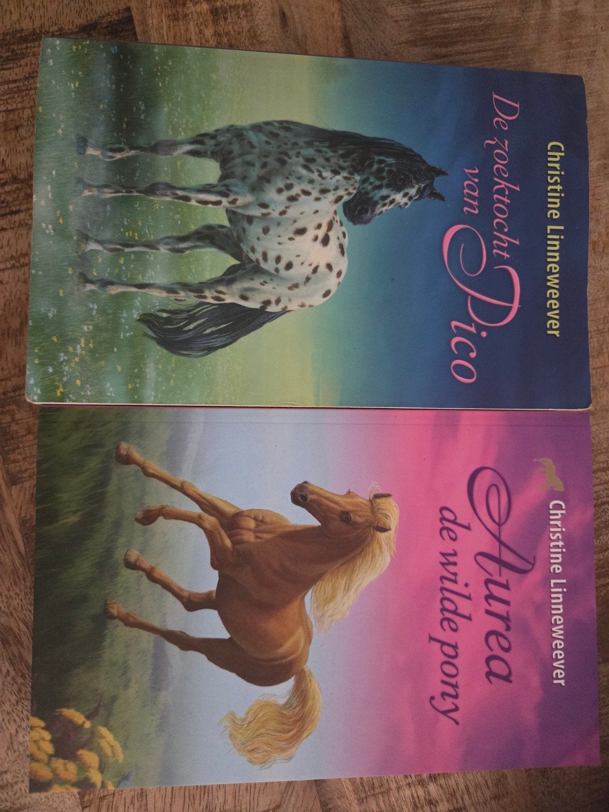 2 boeken Christine Linneweaver: Pico en Aurea, Ophalen of Verzenden, Zo goed als nieuw, Christine Linneweaver, Fictie algemeen