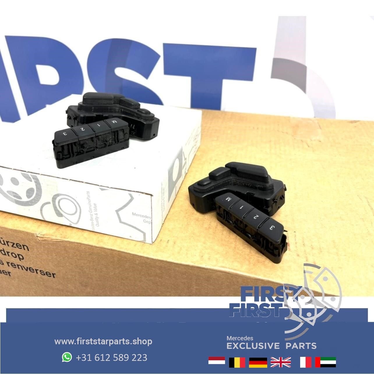 W176 W117 W156 45 AMG ELEKTRISCHE STOELBEDIENING KNOPPEN MEM, Gebruikt, -, Ophalen of Verzenden, -