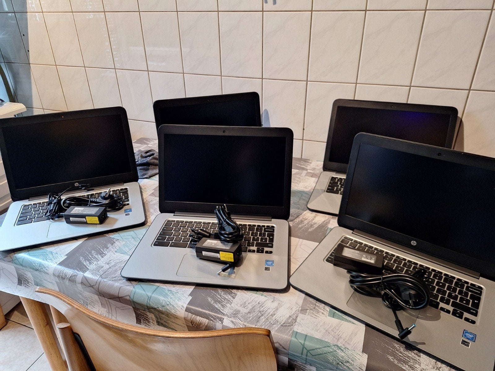 5xHP Chromebook 14 G4, Ophalen, 14 inch, 4 GB of minder, HP chromebook