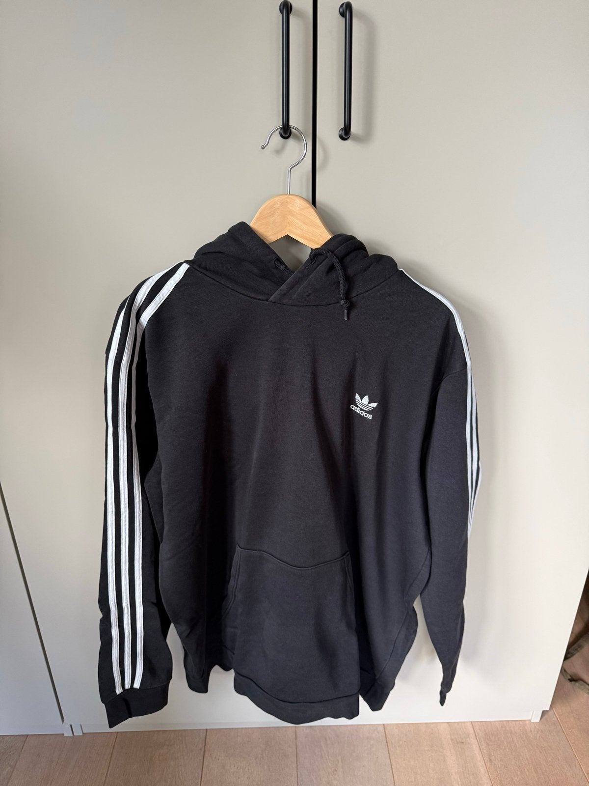 Adidas Hoodie Zwart - Maat XL, Ophalen of Verzenden, Zo goed als nieuw, Zwart